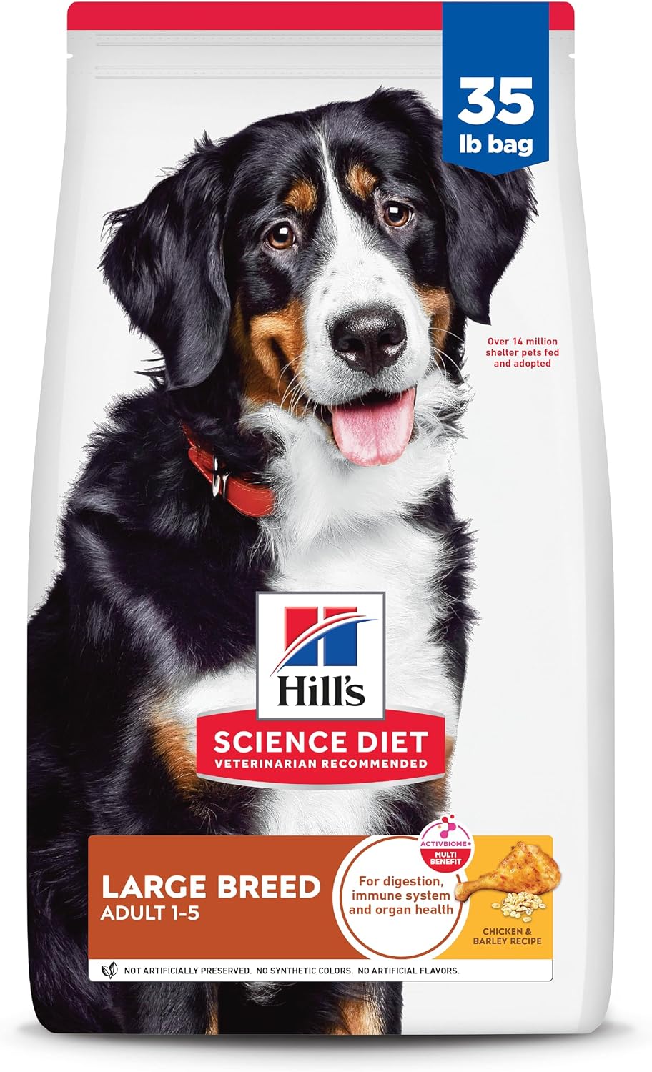 Hill's Science Diet Dry Dog Food, Adult Large Breed, Chicken & Barley Recipe, 30 lb. Bag