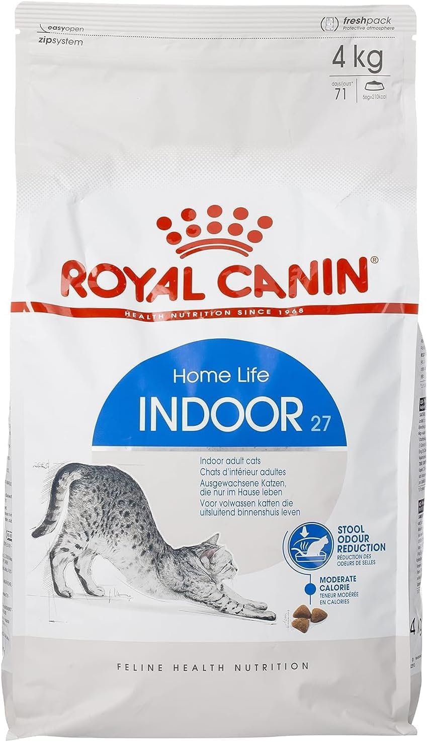 Royal Canin Dry Cat Food, Indoor Adult, Complete Nutrition, 15 lb. Bag